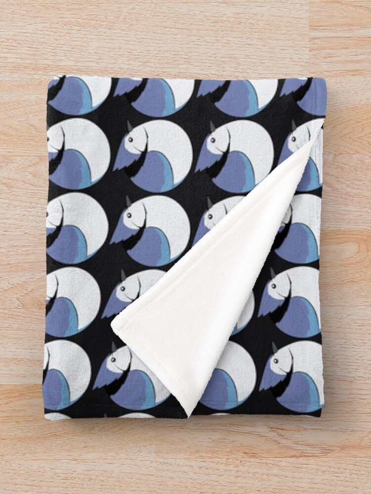 Thumbnail 3 of 6, Throw Blanket, Bluejay Ball! designed and sold by conscript.