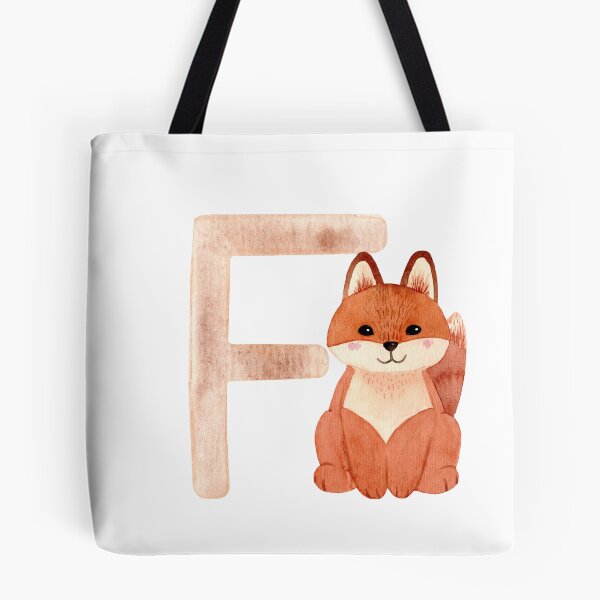 Artikelvorschau, Brauner Aquarell-Fuchs-Buchstabe F | Kinderalphabet entworfen und verkauft von SerendipityNow.