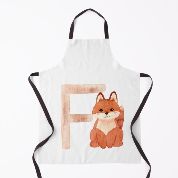 Artikelvorschau, Brauner Aquarell-Fuchs-Buchstabe F | Kinderalphabet entworfen und verkauft von SerendipityNow.