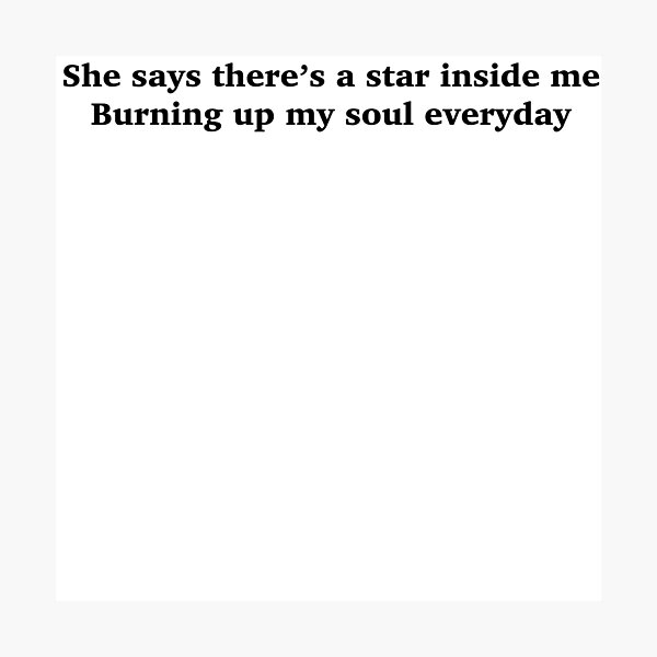 Item preview, star inside me (beautiful) designed and sold by psychic-maiden.