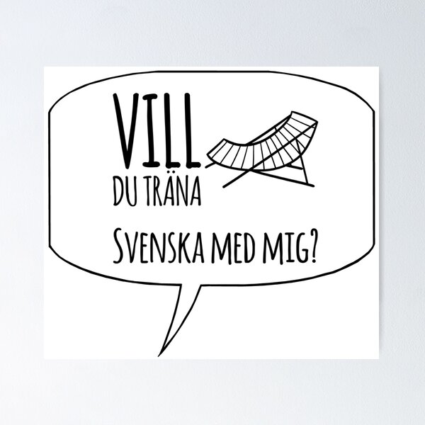 Item preview, Swedish Language - Do you want to practice Swedish with me? designed and sold by janraydesigns.