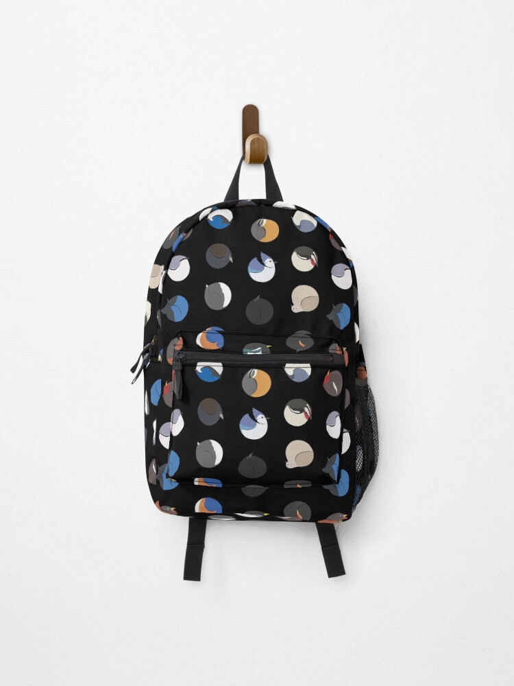 Thumbnail 1 of 3, Backpack, So Many Round Birds designed and sold by conscript.