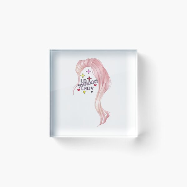 Item preview, ldshadowlady pink hair design designed and sold by Artysneak.