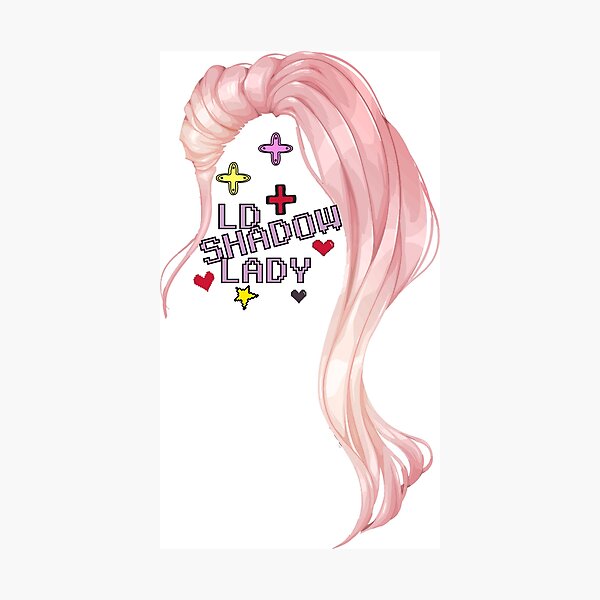 Item preview, ldshadowlady pink hair design designed and sold by Artysneak.