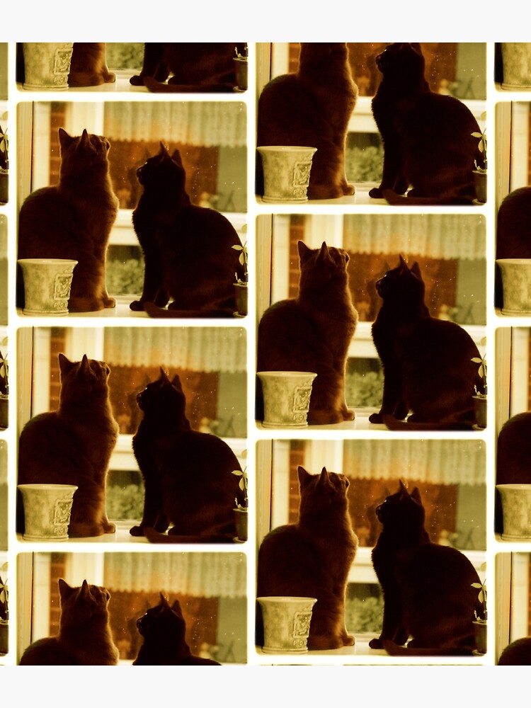 Thumbnail 3 of 3, Backpack, Window Cats designed and sold by FlutterKatArts.