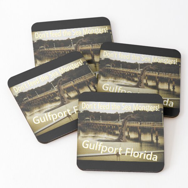 Item preview, Gulfport Florida don't feed the sea monsters1 designed and sold by michaelangelo56.