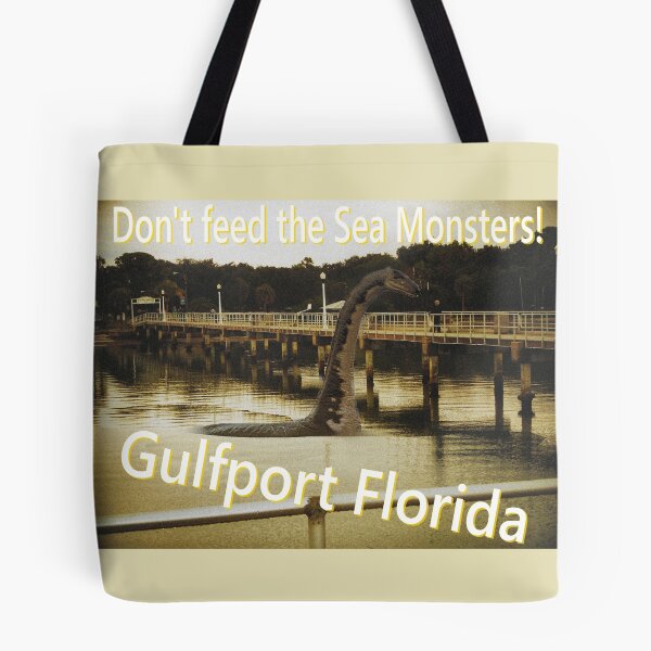 Item preview, Gulfport Florida don't feed the sea monsters1 designed and sold by michaelangelo56.