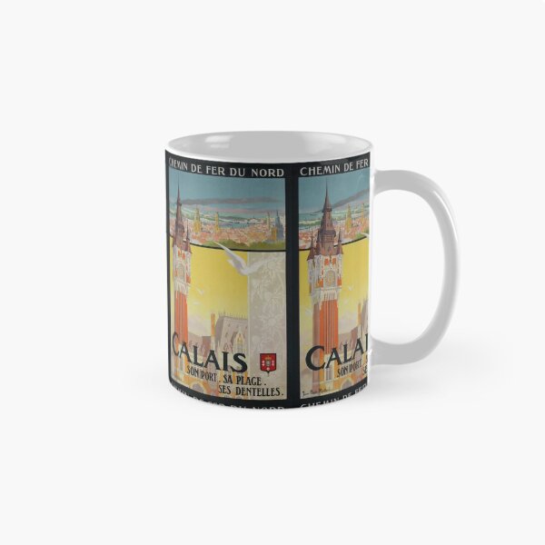 Item preview, Calais retro poster designed and sold by CorasPosters.