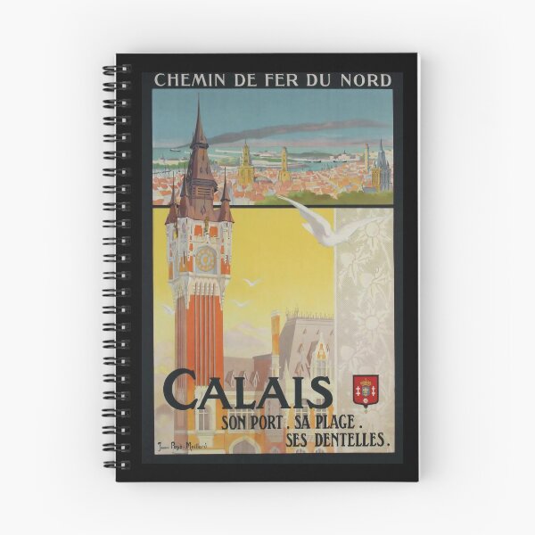 Item preview, Calais retro poster designed and sold by CorasPosters.