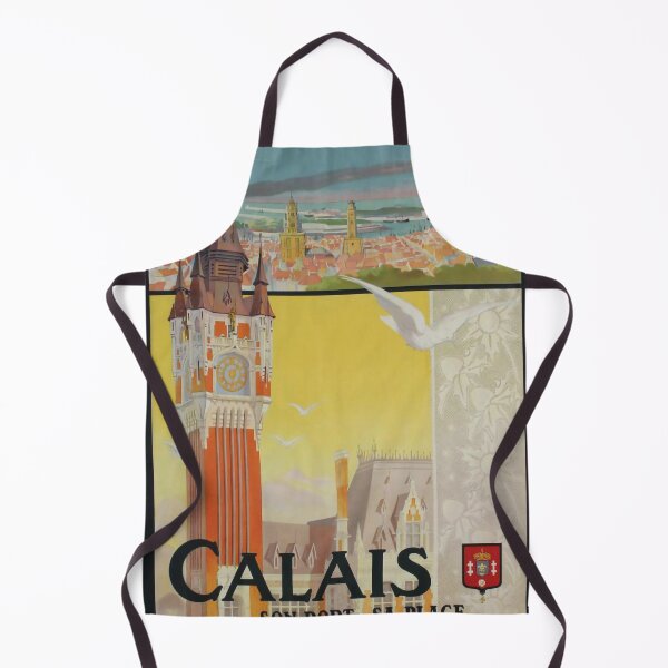 Item preview, Calais retro poster designed and sold by CorasPosters.