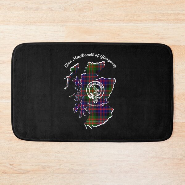 Item preview, Clan MacDonell of Glengarry Scotland Map Crest designed and sold by BagTown Clans.
