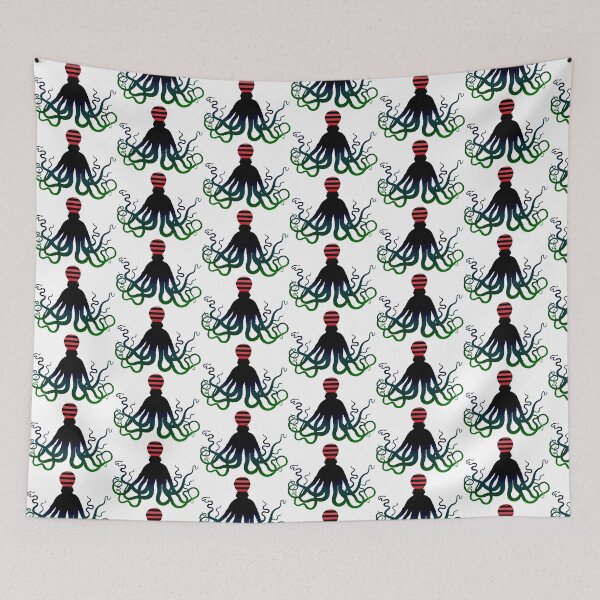 Item preview, Octopus, Striped designed and sold by Heidi Baldwin.