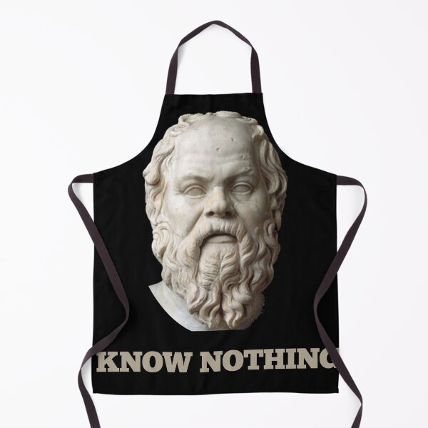 Item preview, I Know Nothing Socrates Quote designed and sold by vladocar.