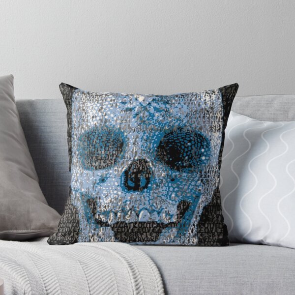 Item preview, pixilated skull 004 by #RootCat designed and sold by Grimm Land.