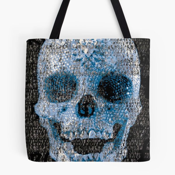 Item preview, pixilated skull 004 by #RootCat designed and sold by Grimm Land.