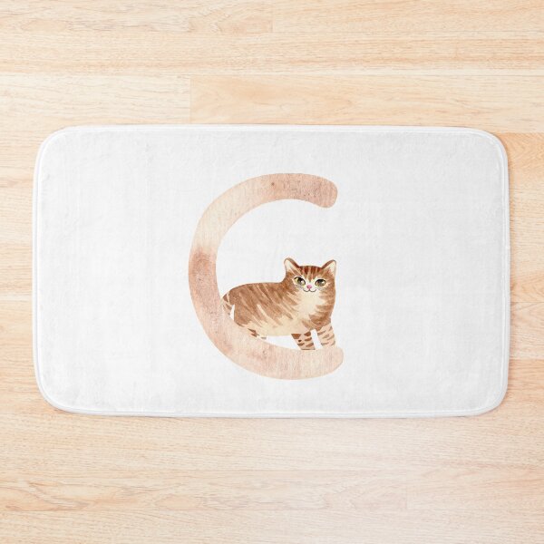 Item preview, Brown Watercolor Cat Letter C | Kids Alphabet designed and sold by SerendipityNow.