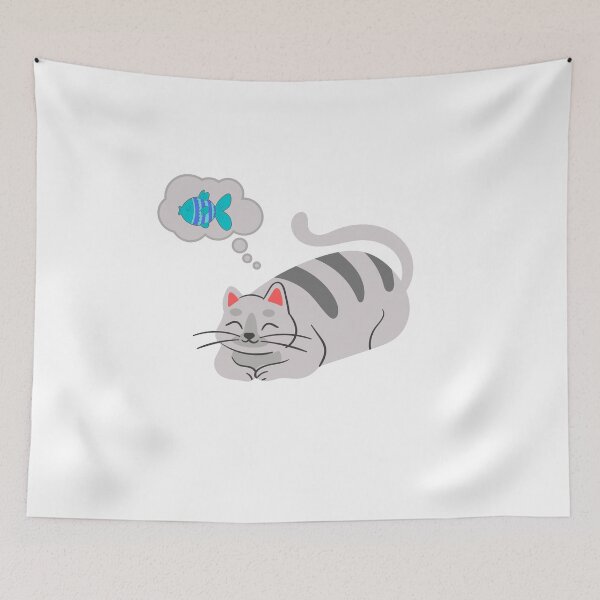 Item preview, Dreamy Kitty designed and sold by ArtsyEGrace.
