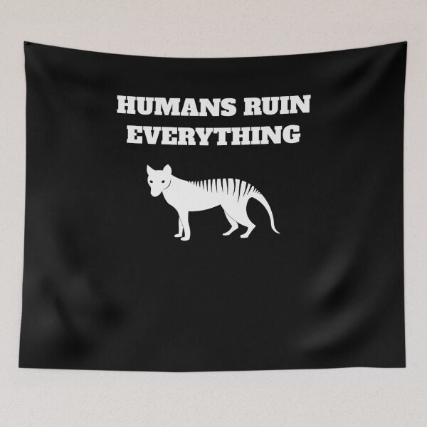 Item preview, Tasmanian wolf human ruin everything designed and sold by Jeangel97.