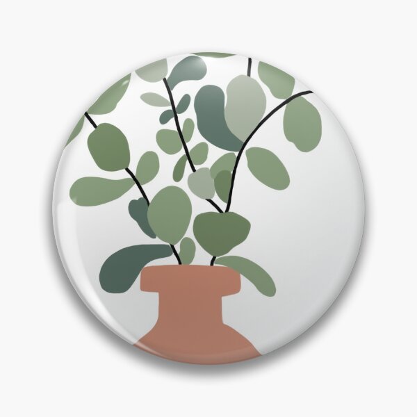 Item preview, Eucalyptus Terracotta Pot designed and sold by rebekahmarkes.