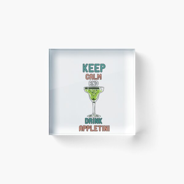 Item preview, Keep Calm and Drink Appletini designed and sold by AbOussama.