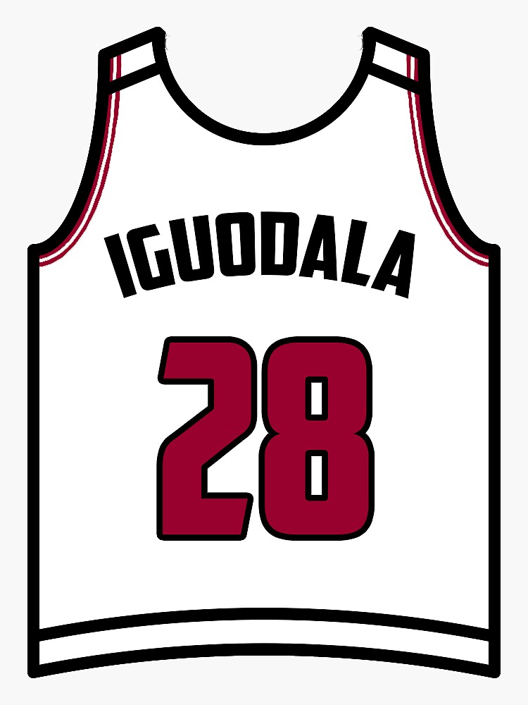 Andre Iguodala - Heat Jersey Sticker for Sale by GammaGraphics
