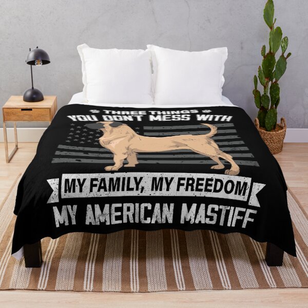 Item preview, Don't Mess With My American Mastiff Dog Lover Mom Dad Cute Funny Gift designed and sold by rafaeltto.