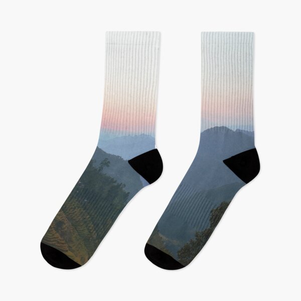 Item preview, Dreamy sunset mountain view designed and sold by Mariolangstieh.