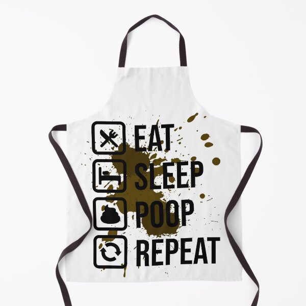Item preview, Eat Sleep Poop Repeat | poop splatter designed and sold by tripanthias.