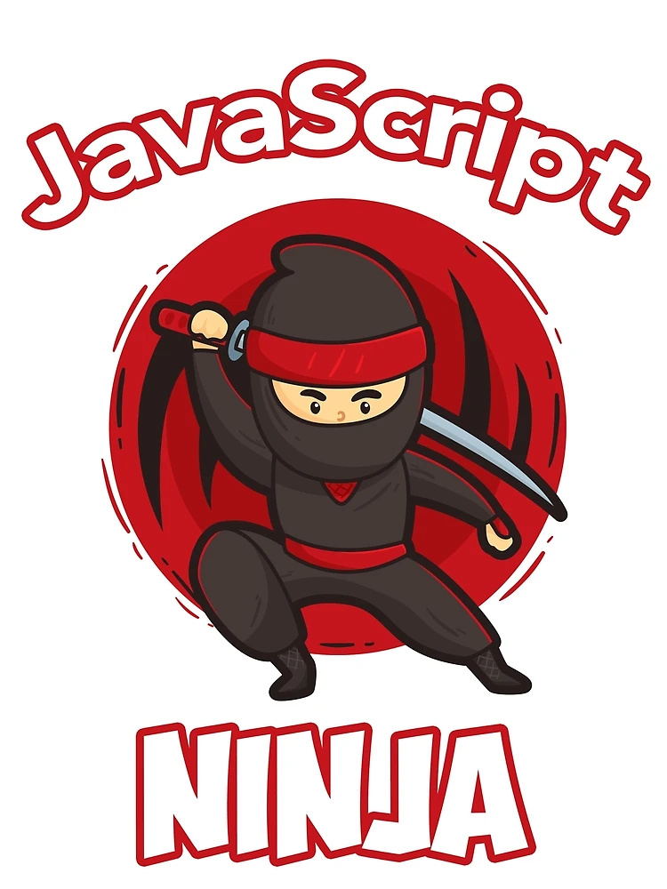 Thumbnail 4 of 4, Graphic T-Shirt, JavaScript Programmer Ninja designed and sold by vladocar.