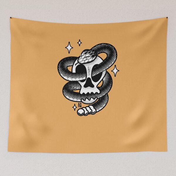 Item preview, Skull and Snake designed and sold by erdavid.