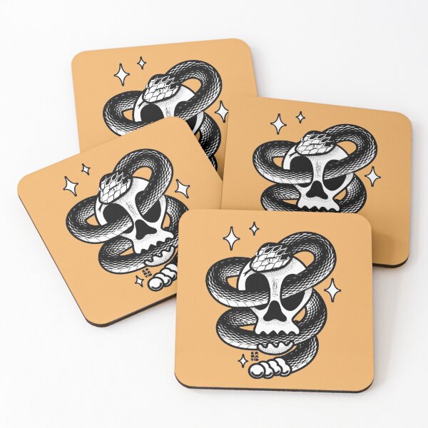 Item preview, Skull and Snake designed and sold by erdavid.