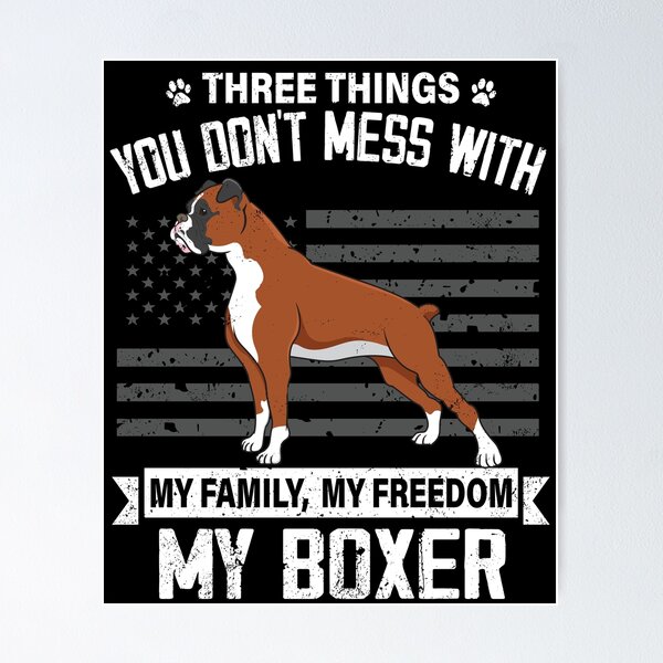Item preview, Don't Mess With My Boxer Dog Lover Mom Dad Cute Funny Gift designed and sold by rafaeltto.