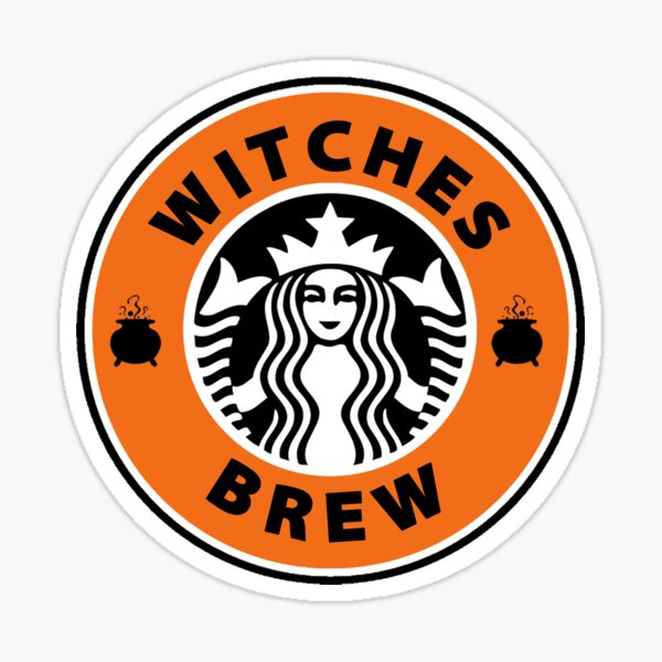 "Witches Brew Halloween STARBUCKS" Sticker for Sale by cherryblue