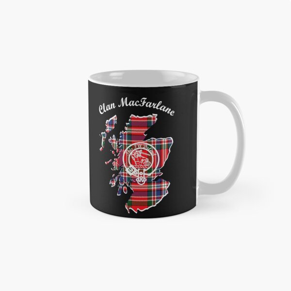 Item preview, Clan MacFarlane Scotland Map Crest designed and sold by BagTown Clans.