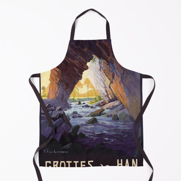 Item preview, Grottes de Han retro poster designed and sold by CorasPosters.