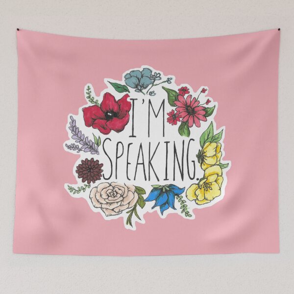 Item preview, I'm Speaking - Kamala Harris (pink) designed and sold by kepedrick.