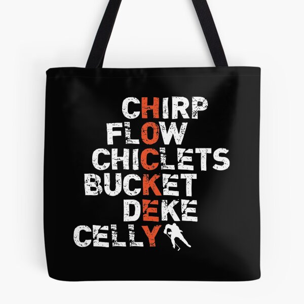 Item preview, Hockey - Slang Words - Orange and White designed and sold by Eye on the Blueline.