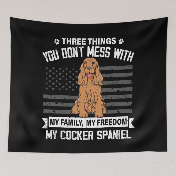 Item preview, Don't Mess With My Cocker Spaniel Dog Lover Mom Dad Cute Funny Gift designed and sold by rafaeltto.
