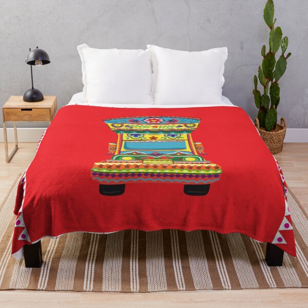 Item preview, Truck Art in Red - Floral & Colorful Truckart designed and sold by storeIndus.
