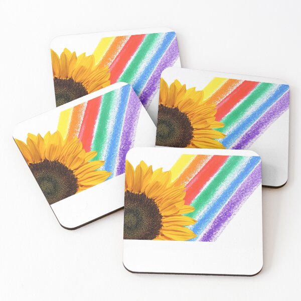 Item preview, Sunflower and rainbow designed and sold by Swedishorigin.