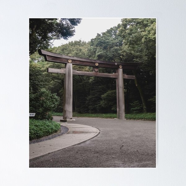Aperçu de l'œuvre Porte Torii du sanctuaire Meiji créée et vendue par JLPhotographer.
