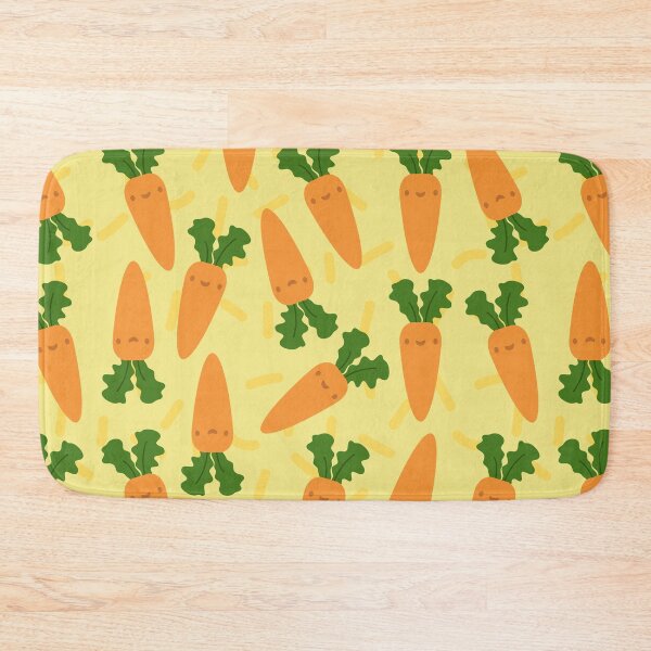 Item preview, Cute Carrot Pattern Yellow Background designed and sold by SofiaSava01.