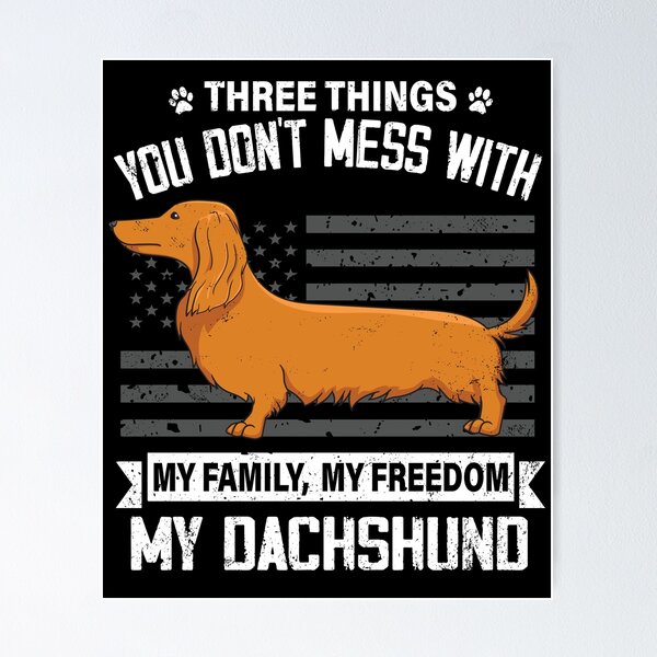 Item preview, Don't Mess With My Dachshund Doxie Weenie Dog Lover Mom Dad Cute Funny Gift designed and sold by rafaeltto.