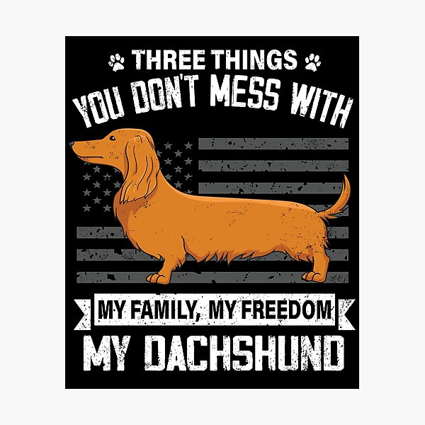 Item preview, Don't Mess With My Dachshund Doxie Weenie Dog Lover Mom Dad Cute Funny Gift designed and sold by rafaeltto.