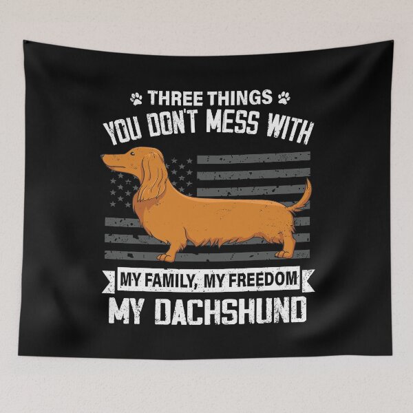 Item preview, Don't Mess With My Dachshund Doxie Weenie Dog Lover Mom Dad Cute Funny Gift designed and sold by rafaeltto.