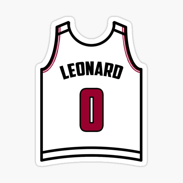 Kawhi Leonard - Clippers Jersey Sticker for Sale by GammaGraphics