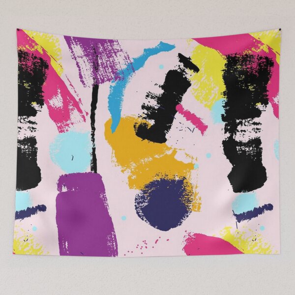 Item preview, Colorful Abstract Brushstrokes designed and sold by pugmom4.