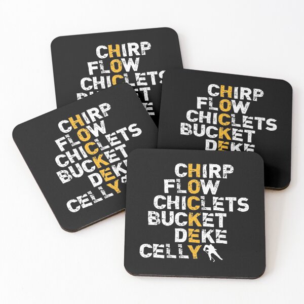 Item preview, Hockey - Slang Words - Yellow and White designed and sold by Eye on the Blueline.