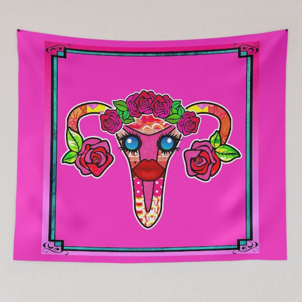 Item preview, Cuterus Kawaii Uterus Border designed and sold by artbyomega.