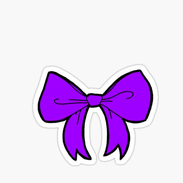 Original Preppy Bow Sticker for Sale by Royal Sass